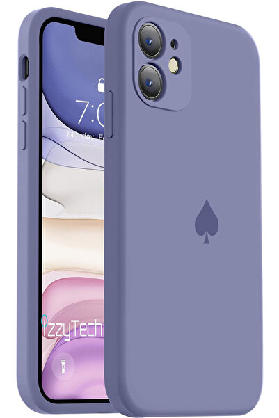 izzytech حافظة هاتف آيفون 11 مع حماية للكاميرا وشعار المجرف
