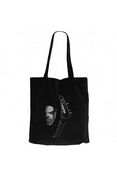 Z zepplin Slipknot Mick Thomson Guitar Black Canvas Cloth Bag