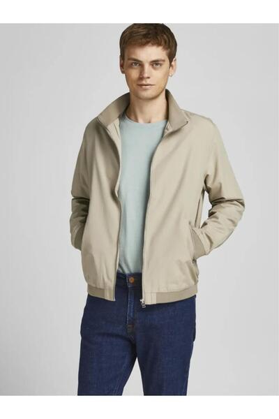 Jack & Jones JACK&JONES 12204277 معطف بياقة واقفة وجيب سفلي وسحاب