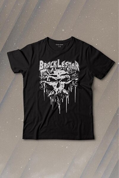 Kendim Seçtim Brock Lesnar Logo Wwe Ufc Amerikan Güreşi Spor Baskılı Tişört Ç...
