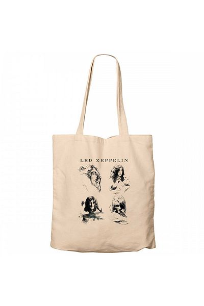 Z zepplin Led Zeppelin The Complete Cream Canvas Tote Bag