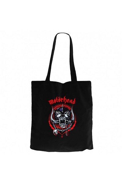 Z zepplin Motörhead Everything Louder Black Canvas Tote Bag