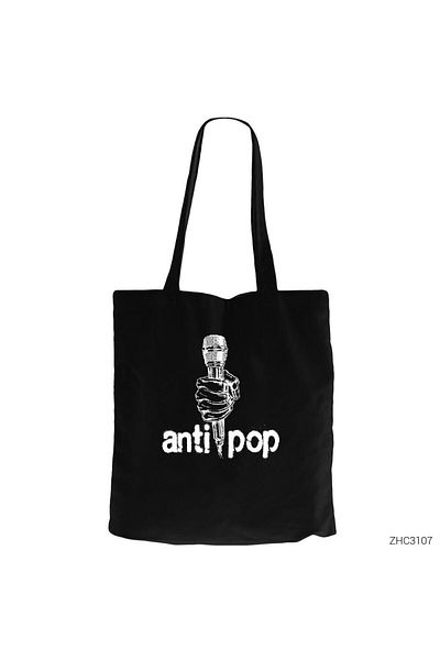 Z zepplin Antipop Black Canvas Cloth Bag
