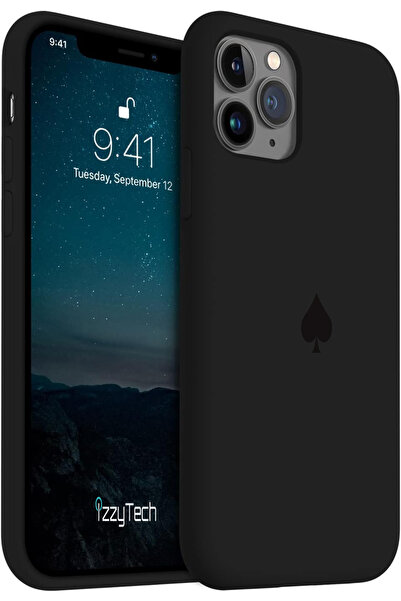 izzytech غطاء من السيليكون مطلي بالكامل متوافق مع حافظة iPhone 11 Pro