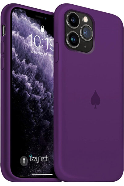 izzytech موديل ايفون 11 برو ماكس، مخمل داخلي، غطاء سيليكون