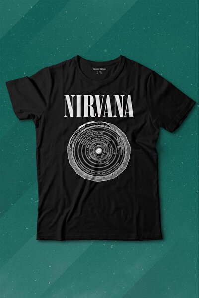 Kendim Seçtim Tricou cu imprimeu Nirvana Bleach Albums Rock Music Circle Reco...