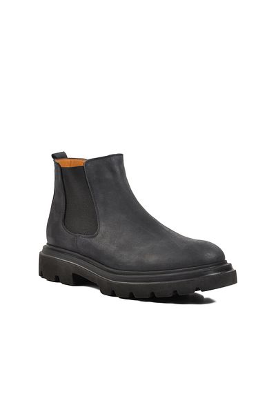 Dr.Flexer Ayakmod Black Nubuck Men's Chelsea Boots