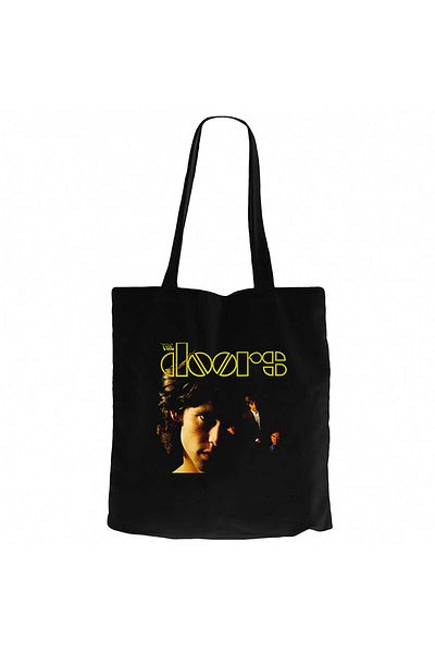 Z zepplin The Doors The Doors Black Canvas Tote Bag