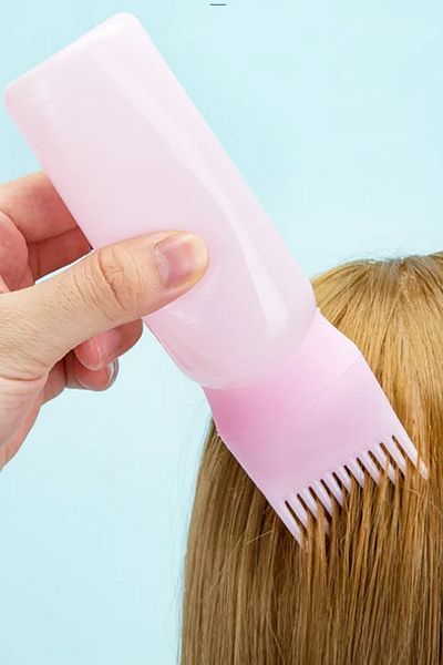 synee Refillable Bottle Graduated/Scale Applicator Hair Coloring Comb