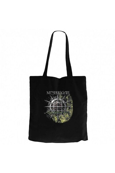 Z zepplin Meshuggah Catch Thirtythree Born in Dissonance Black Canvas Tote Bag