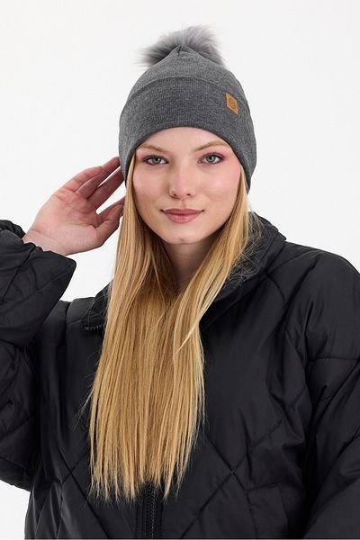 Butikgiz Smoked Color Millennium Style Cotton Camisole with Pompom - Ultra Light and Soft Beanie