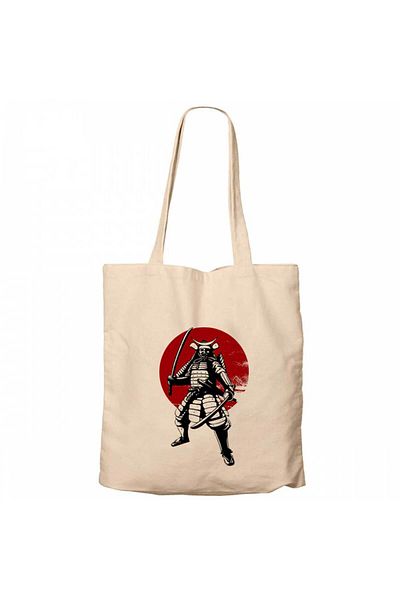 Z zepplin Samurai InfoEscola Cream Canvas Tote Τσάντα