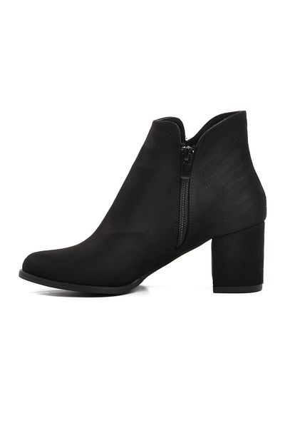 AYAKMOD Black Suede Women's Boots