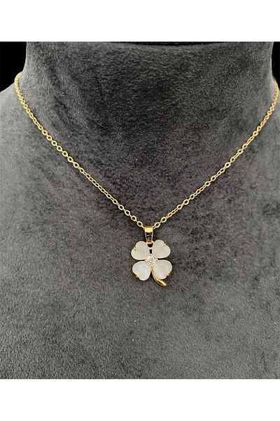 Myra Premium Clover Steel Necklace