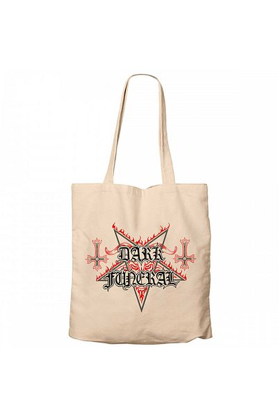 Z zepplin Dark Funeral Classic Cream Zippered Cloth Bag Gabardine