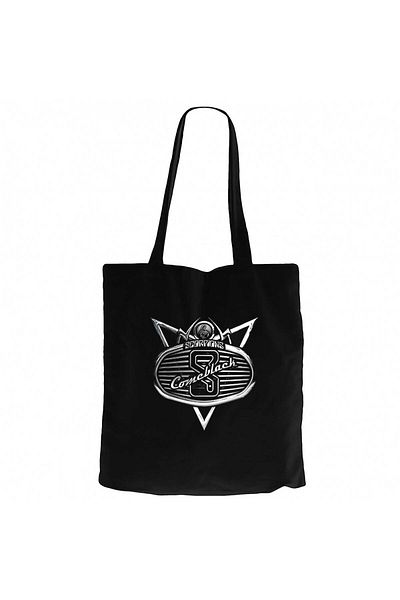 Z zepplin Scorpions Come Black Black Zippered Cloth Bag Gabardine