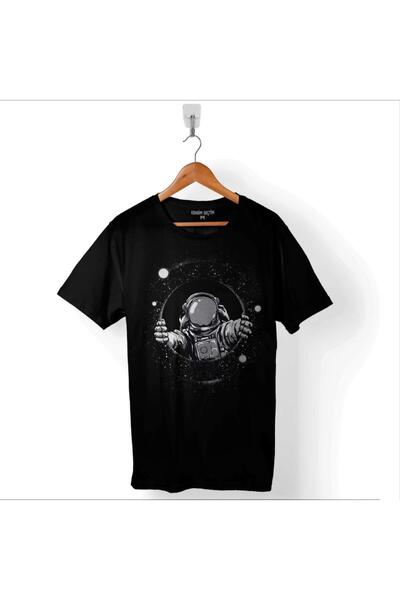 Kendim Seçtim Svemirski kosmos Štampano Astronaut unisex trenerka T-shirt - M...