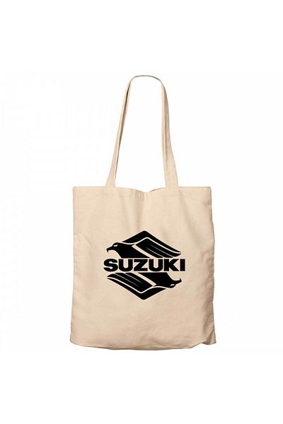 Z zepplin Suzuki Intruder Cream Canvas Tote Bag