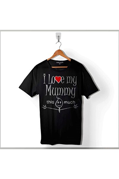 Kendim Seçtim أنا أحب أمي هذا كثيرًا أنا أحب أمي أيضًا تي شيرت رجالي