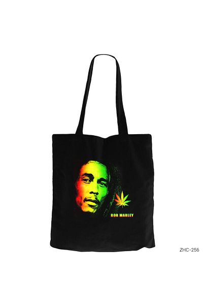 Z zepplin Bob Marley Could Black υφασμάτινη τσάντα με φερμουάρ Gabardine