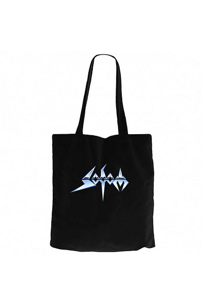 Z zepplin Sodom Logo Black Canvas Tote Bag