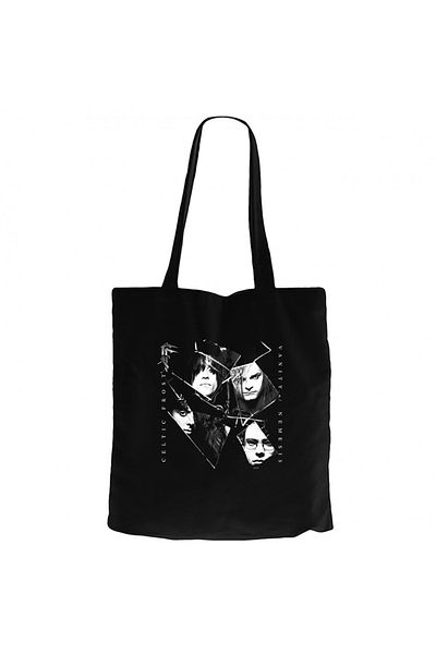 Z zepplin Celtic Frost Vanity Nemesis Μαύρη υφασμάτινη τσάντα με φερμουάρ Gabardine
