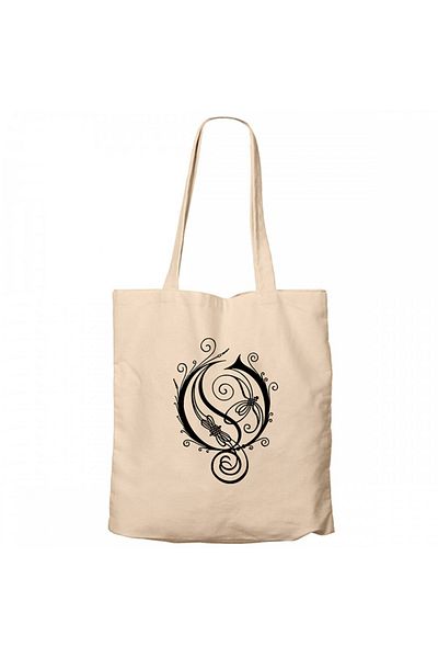 Z zepplin Opeth Type Cream Zippered Cloth Bag Gabardine