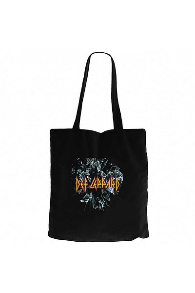 Z zepplin Def Leppard Breoken Black Canvas Tote Bag