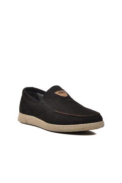 AYAKMOD Black Nubuck Men's Casual Shoes