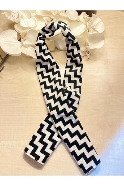 BERG ATELIER Black and White Scarf