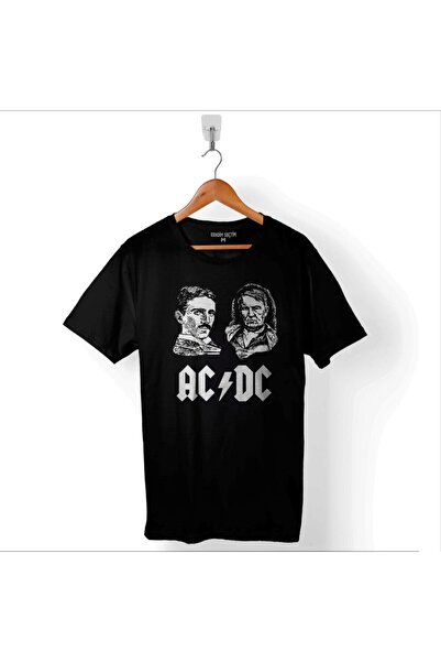 Kendim Seçtim Nikola Tesla Is Great Edison Direct AC Dc Current Tricou pentru bărbați