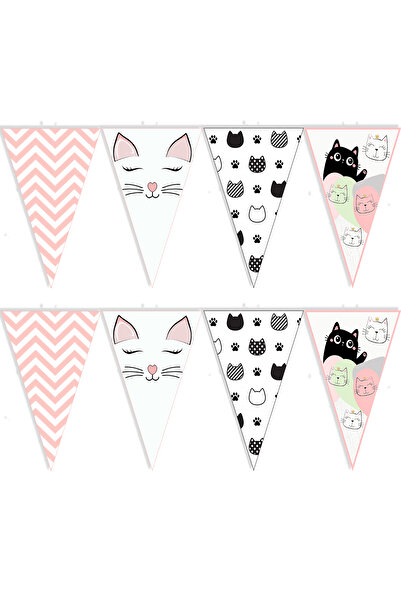 Partimarka زخرفة زخرفية لعيد الميلاد على شكل قطة