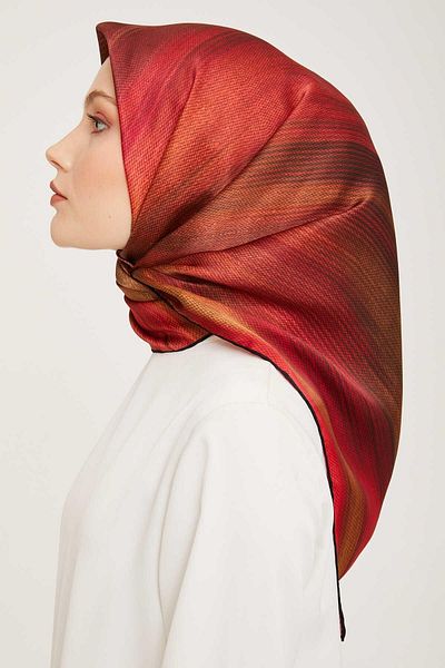 Armine Nostalgia Series Twill Silk Scarf 9017-38Nt