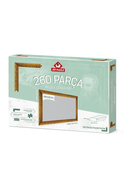 Art Puzzle Gold 260 Pieces Disassembled Puzzle Frame