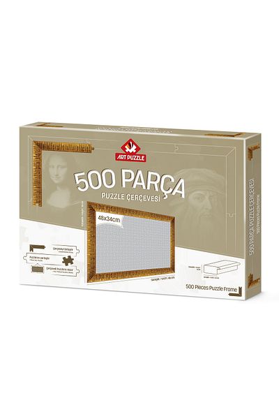 Art Puzzle Gold 500 Pieces Disassembled Puzzle Frame