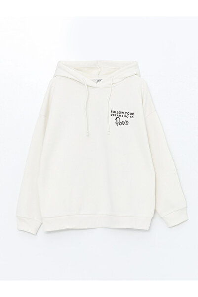 LC Waikiki Hanorac gros pentru femei, cu imprimeu supradimensionat Lcwk