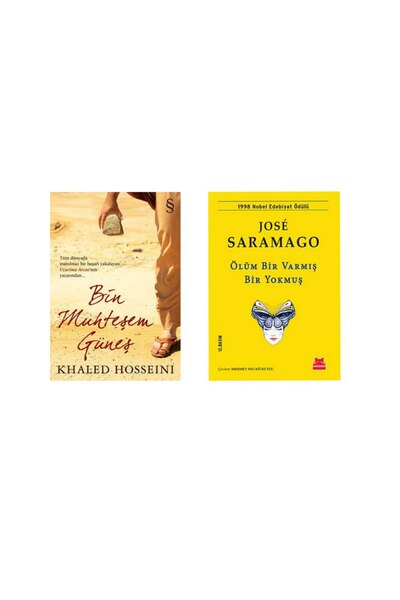 Everest Yayınları Bin Muhteşem Güneş - Khaled Hosseini Ölüm Bir Varmış Bir Yokmuş - Jose Saramago
