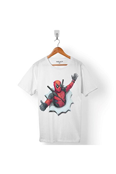 Kendim Seçtim Deadpool 1 2 3 Logo muška majica
