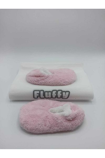 fluffy Wellsoft Children's Booties - Anti-Slip, No Sound and Sponge Bottom, Preschool Home Ballerinas