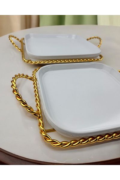CyzHome Fjord Decorative Promise Engagement Tray
