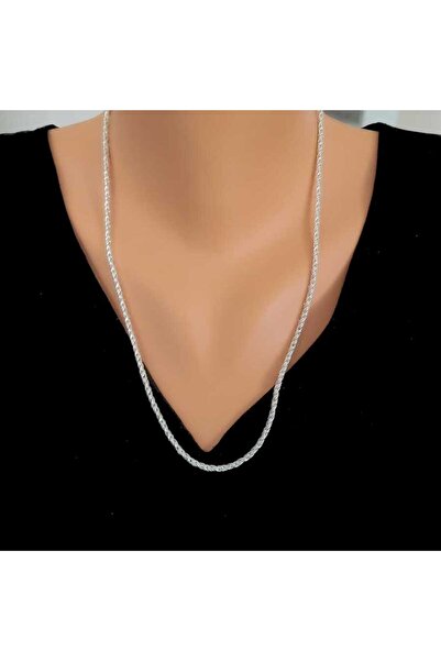 Sonat Collection Xupıng Gümüş Renk Klasik Kuyumcu Modeli Burgu Zincir Çelik K...