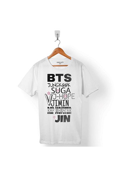 Kendim Seçtim Ανδρικό μπλουζάκι Bts Bangtan Boys Junkook Suga Jimin