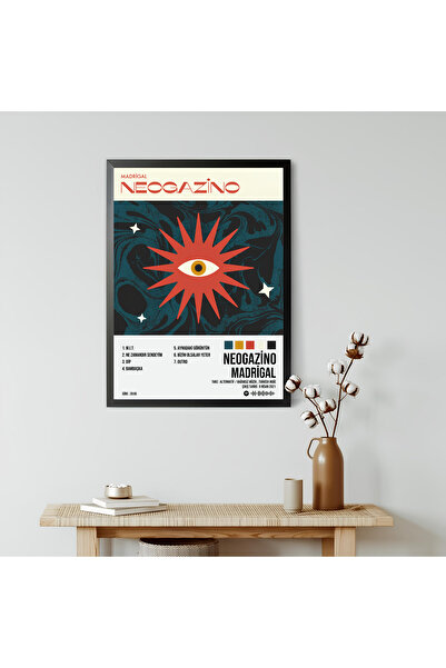 Orendart Madrigal - Neogazino Albüm Spotify Çerçeveli Poster Tablo