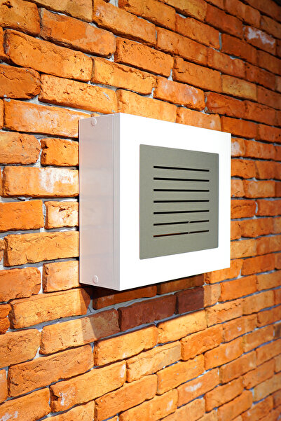 DOĞAN LİFE Modem Saklama Kutusu Kapaklı Model 33y X 38g X 12d Çizgili Antrasit