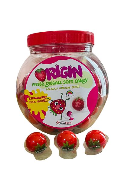 Origin Soft Sugar Filled Strawberry - Pack of 60