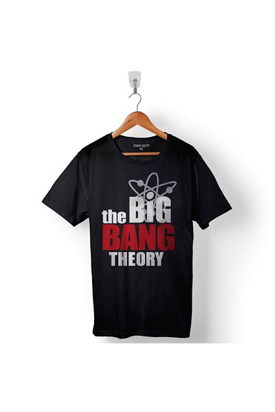 Kendim Seçtim تي شيرت مطبوع عليه The Big Bang Theory Sheldon Cooper للجنسين - تصميم Big Bang