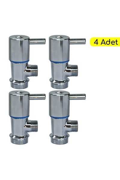 GCL 4 PCS Decorative Tap - Rod Handle Open-Close System for Bite and Toilet Seat