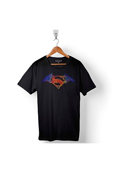 Kendim Seçtim Tricou bărbătesc Batman Vs Vs Superman Watercolor Logo