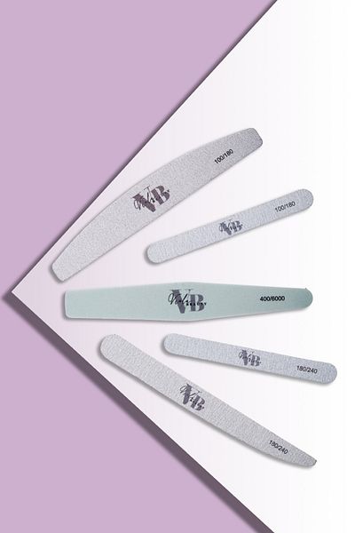 VIOLA BEAUTY 25 PCS 180x240 Professional Prosthetic Nail File