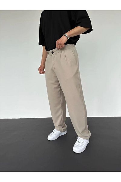 wamoss Classic Loose Baggy Pants - Seasonal Pleated Pl12